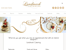 Tablet Screenshot of landmarkcateringutah.com